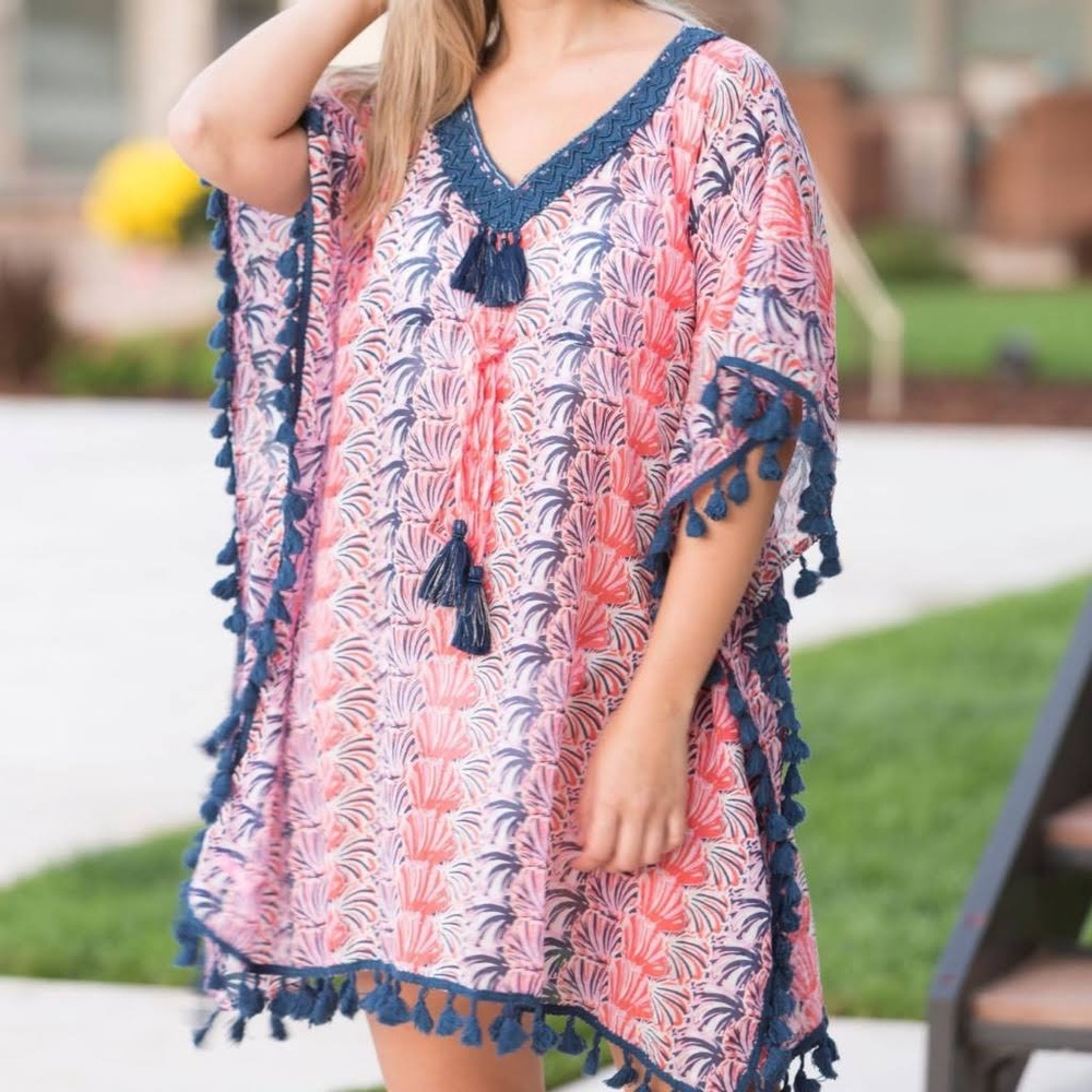 Simply Southern Tassel Beach Coverup